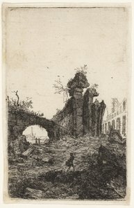 Ruins of the Coliseum, plate 10 from The Ruins of Rome