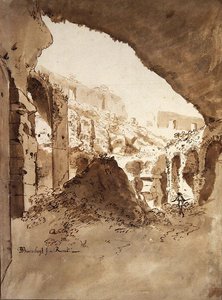 View Inside the Colosseum