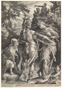 Minerva and Mercury Arming Perseus, 1604