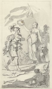 The Brave Batavian Crowned by the Dutch Maiden, 1799 by Bartholomeus Ziesenis