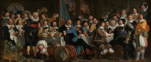 The Banquet of the Civic Guard to Celebrate the Peace of Münster. 1648