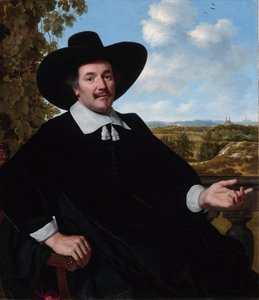 Portrait of Lucas van Beeck (c. 1602-1657) (probably) by Bartholomeus van der Helst
