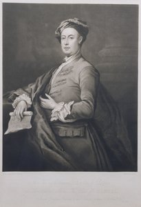 Portrait of George Frederick Handel engraved by Charles Turner