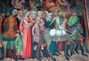 Fresco in San Gimignano by Bartolo di Fredi