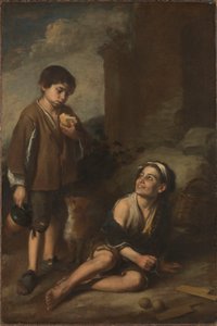 Two Peasant Boys by Bartolomé Esteban Murillo