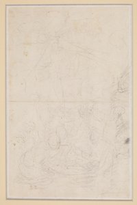 Sketch for the Nativity by Bartolomé Esteban Murillo