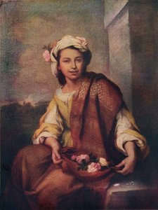 The Flower Girl by Bartolomé Esteban Murillo