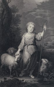 The Good Shepherd by Bartolome Esteban (after) Murillo