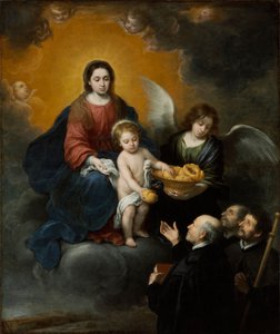 The Infant Christ Distributing Bread to the Pilgrims