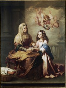 The Virgin Mary and Saint Anne (detail)