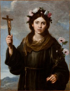 St Rosa of Viterbo (1233-51) by Bartolome Esteban school of Murillo