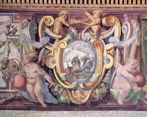 The Hall of the Grand Duke of Tuscany (detail) by Bartolomeo Ammannati