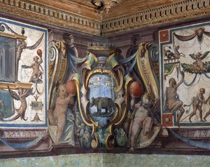 The Hall of the Grand Duke of Tuscany (detail) by Bartolomeo Ammannati