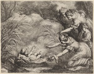 The Finding of Moses by Bartolomeo Biscaino