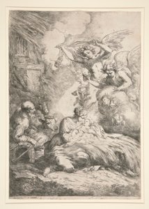 The Nativity by Bartolomeo Biscaino