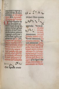 Missale: Fol. 148: Music for Ecce lignum cruces