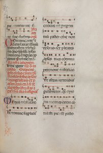 Missale: Fol. 181: Music for various ordinary prayers, 1469