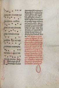 Missale: Fol. 190: Music for various prayers by Bartolomeo Caporali