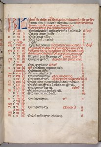 Missale: January Calendar Page by Bartolomeo Caporali