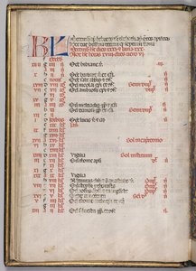 Missale: December Calendar Page