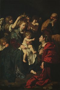 The Holy Family with St. Catherine