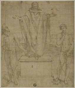 Study for Allegory of Faith and Silence by Bartolomeo Cesi