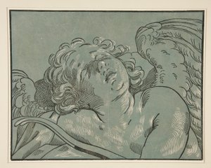 Sleeping Cupid by Bartolomeo Coriolano