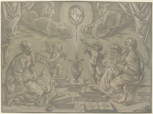 Thesis by Bartolomeo Coriolano after Guido Reni
