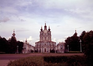Architecture: view of the Smolny monastery