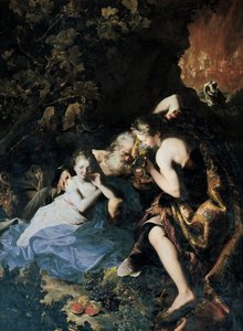 Lot and His Daughters by Bartolomeo Guidobono