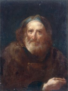 Portrait of an Old Man by Bartolomeo Nazzari