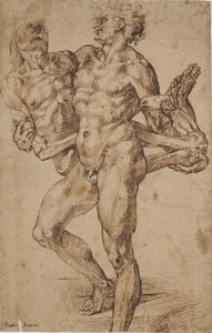 Aeneas and Anchises [?] by Bartolomeo Passarotti