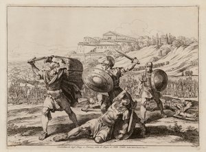 Combat of the Horatii and the Curiatii by Bartolomeo Pinelli