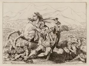 Death of Lucius Aemilius Paullus at the Battle of Cannae, 216 BC by Bartolomeo Pinelli