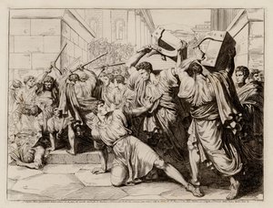 Death of Tiberius Gracchus by Bartolomeo Pinelli