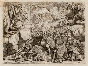 Destruction of the Roman gens Fabia at the Battle of the Cremera, 477 BC by Bartolomeo Pinelli
