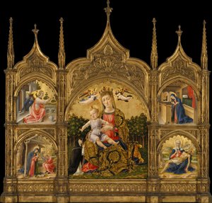 The Madonna of Humility, the Annunciation, the Nativity, and the Pietà, c.1465
