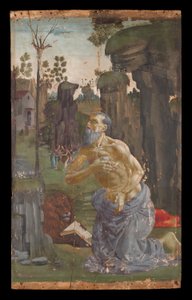 Penance of Saint Jerome by Bartolomeo di Giovanni