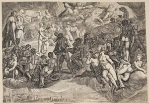 Psyche Carried Up to Olympus by Bartolomeus Willemsz. Dolendo