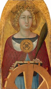 Saint Catherine of Alexandria, c. 1335-1340 by Bartolommeo Bulgarini