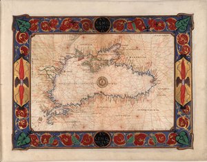 Map of the Black Sea Including Part of Present-Day Romania, Bulgaria, Turkey, Ukraine, and Russia