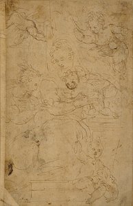Virgin and Child with Infant St. John the Baptist and a Female Saint