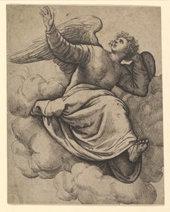 Angel Seated on a Cloud