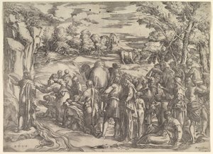 Moses Drawing Water from the Rock