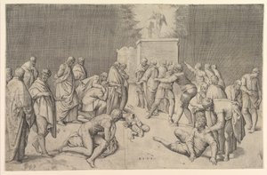 The Philistines Place the Ark of the Covenant in the Temple of Dagon