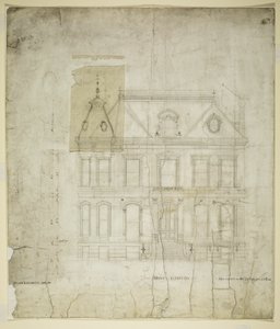 Peter Schuttler II House, Chicago, Illinois, Front Elevation