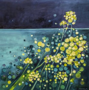 Glowing Yellow Blooms by Beata Brząkalik-Gburek