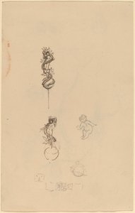 Studies for Jewelry Designs by Beatrice Godwin Whistler