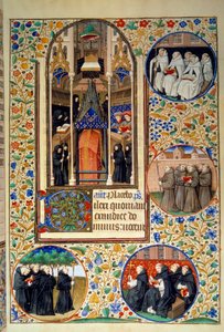 Scene of Monastic Life by Bedford Master Workshop