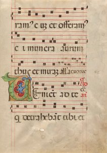 Decorated Initial V